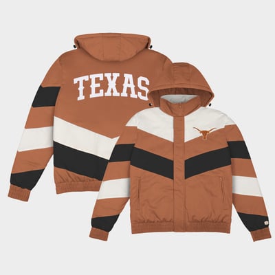  Texas Longhorns Homefield Retro Full-Zip Jacket - Texas Orange