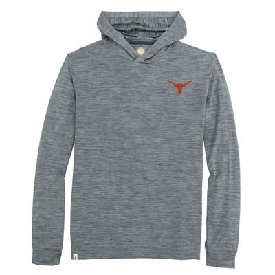  Texas Longhorns johnnie-O Talon Long Sleeve Hooded T-Shirt - Heather Black