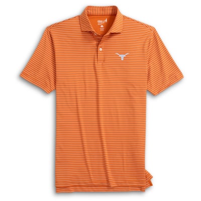  Texas Longhorns johnnie-O Beau Striped Polo - Texas Orange