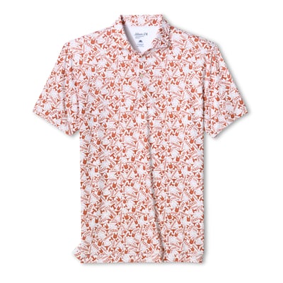  Texas Longhorns johnnie-O Galvin Polo - White