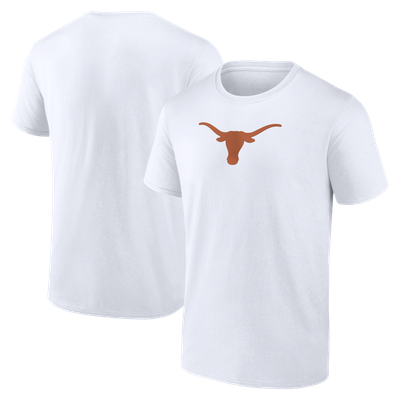 Texas Longhorns Logo Athletic Primary Logo T-Shirt - White