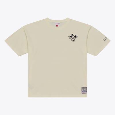  Texas Longhorns Mitchell & Ness Oversized Heritage Hue T-Shirt - Cream