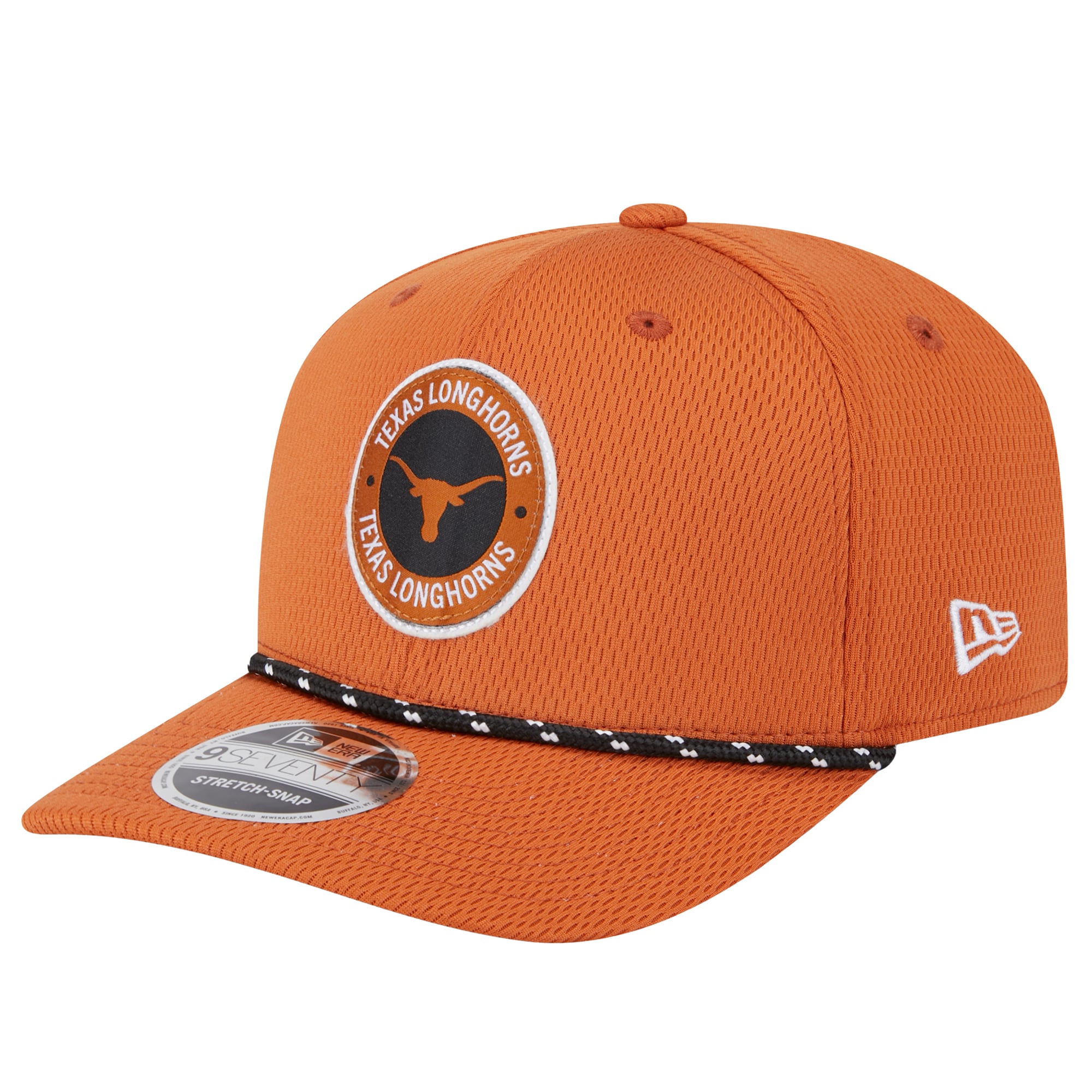 New Era Texas Longhorns Texas Orange COOLERA 9SEVENTY Rope Stretch-Snap Hat