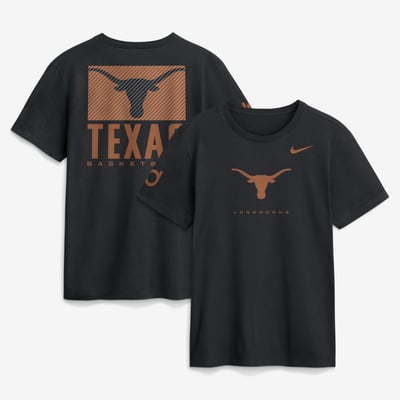 Texas Longhorns Nike Courtside Dri-FIT T-Shirt - Black