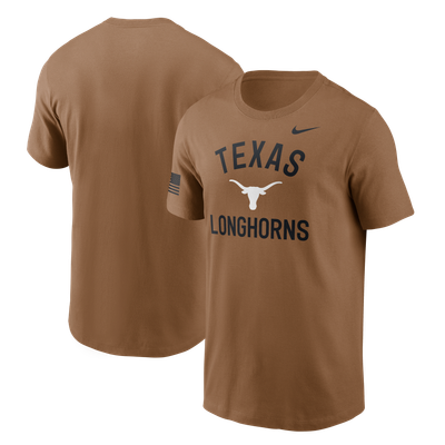 Texas Longhorns Nike 2026 Military Appreciation Sideline Dri-FIT T-Shirt - Brown