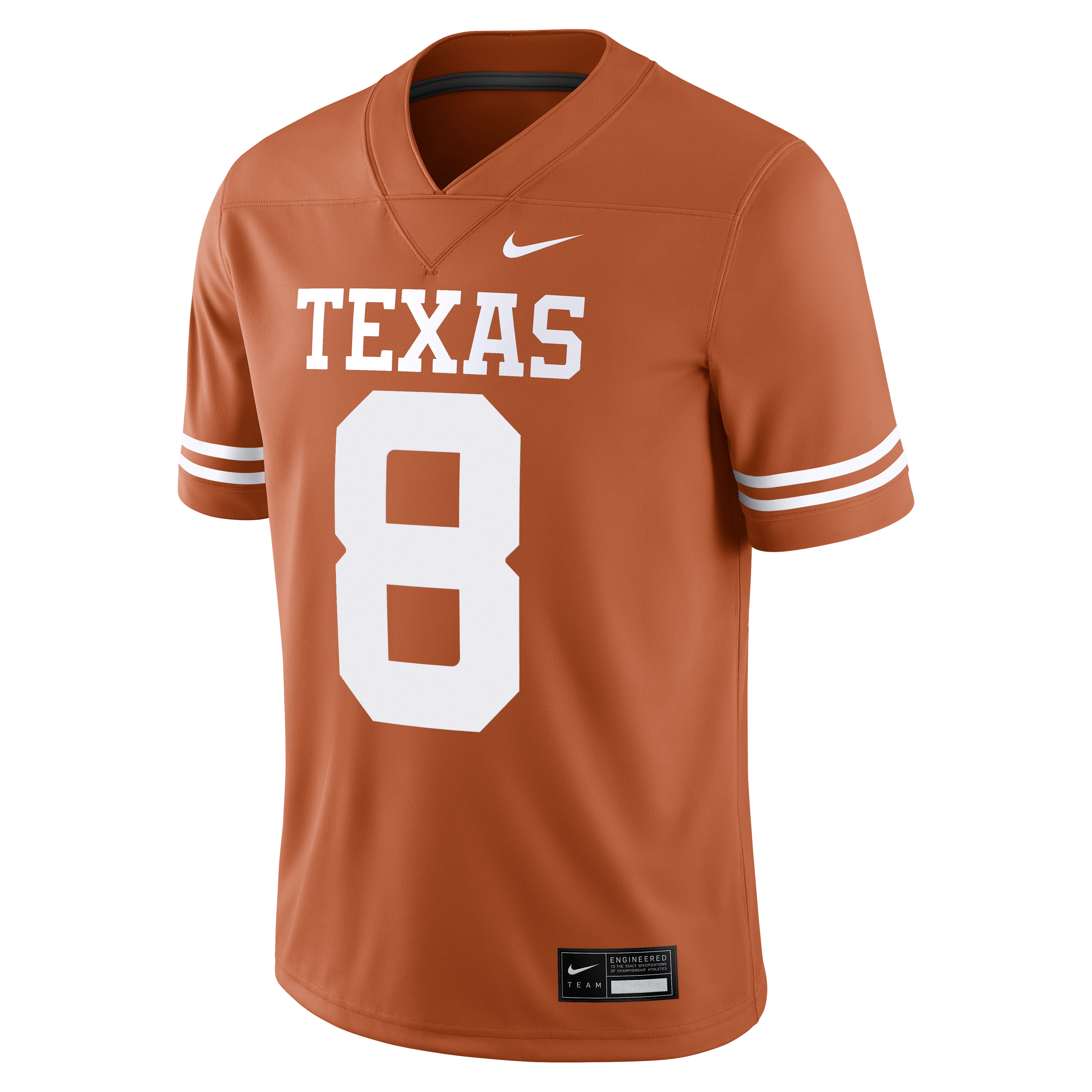 Cam Coleman Texas Longhorns Game Football Jersey Texas Orange