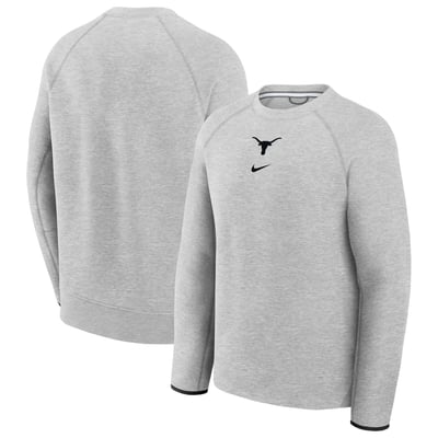  Texas Longhorns Nike Tech Fleece Raglan Sweatshirt - Gray