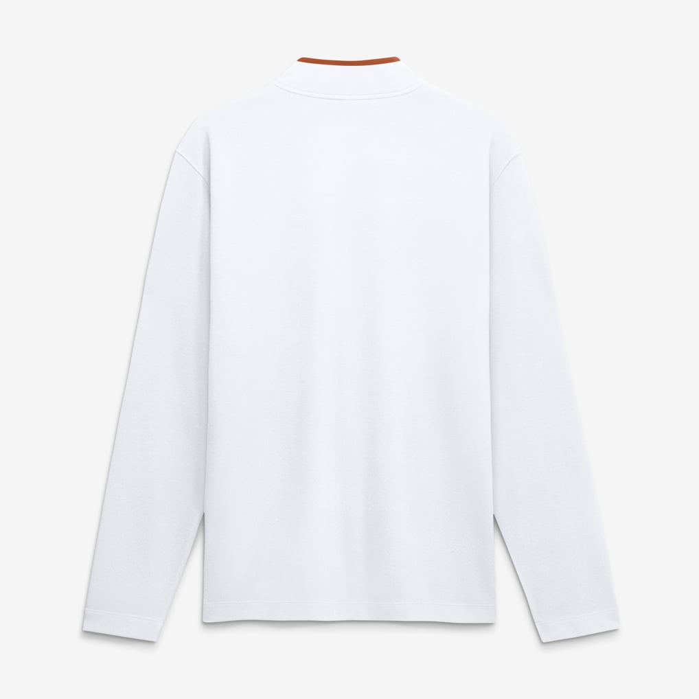  Texas Longhorns Nike Courtside Victory Dri-FIT Half-Zip Pullover - White