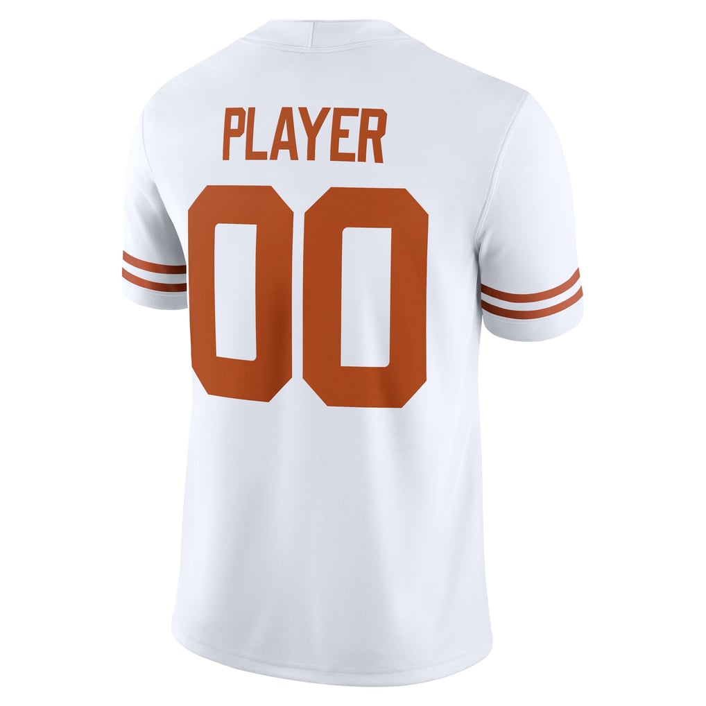 Texas Longhorns Nike NIL Pick-A-Player Game Jersey - White