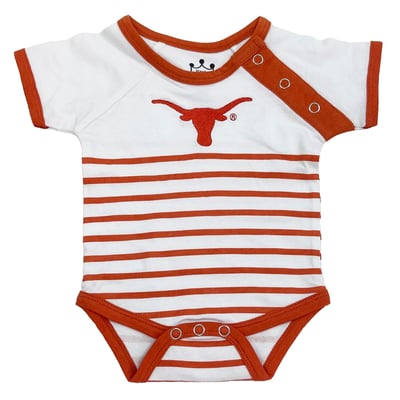 Texas Longhorns Little King Newborn & Infant Shoulder Snap Bodysuit - Texas Orange/White