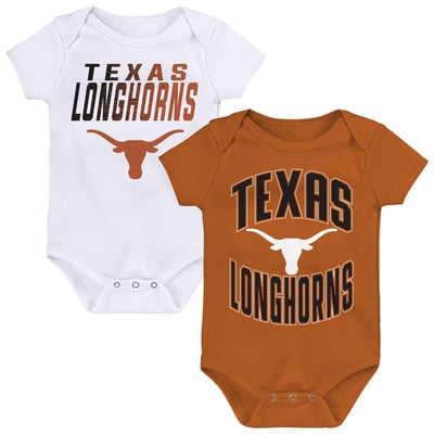  Texas Longhorns Outerstuff Newborn Snuggle Blitz Two-Piece Bodysuit Set - Texas Orange