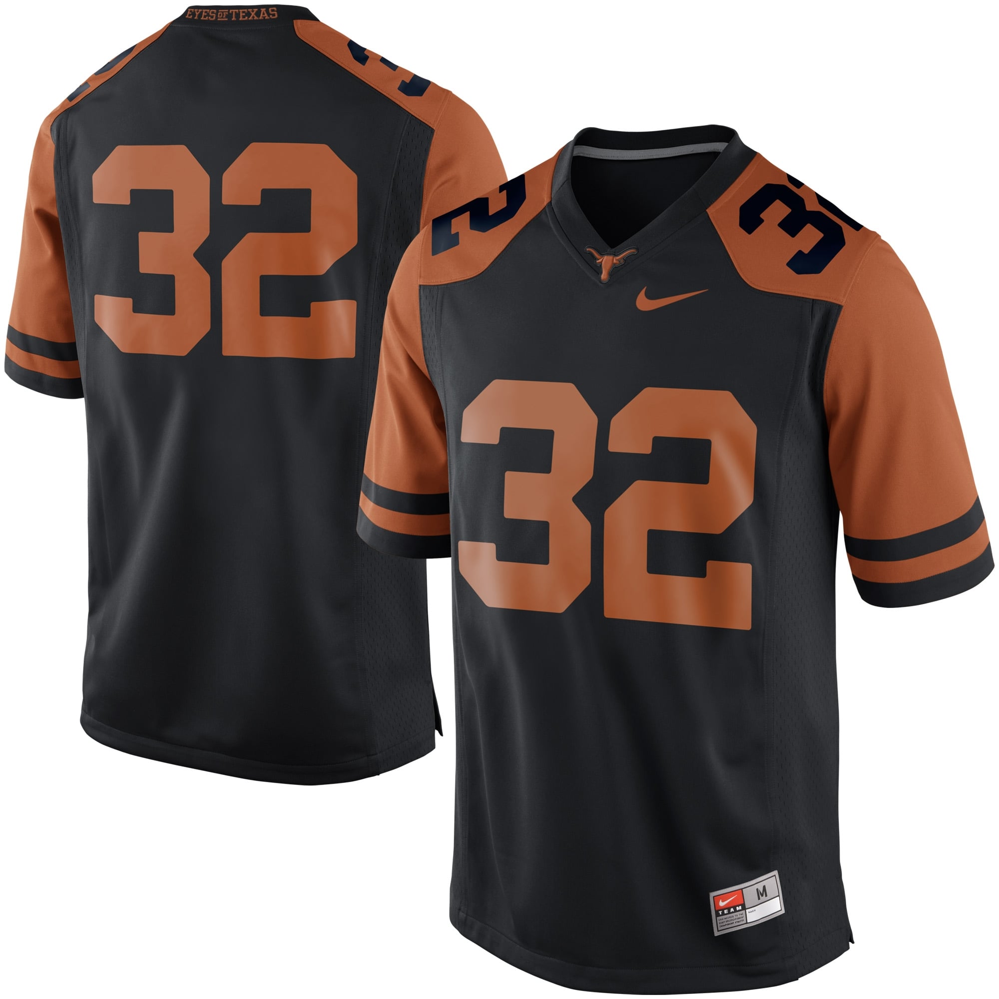 トップス football jersey Nike Texas Longhorns #32 Game Football Jersey - Black