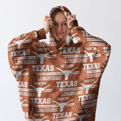 Texas Longhorns Pegasus Wave Ultra Soft Fan Cape
