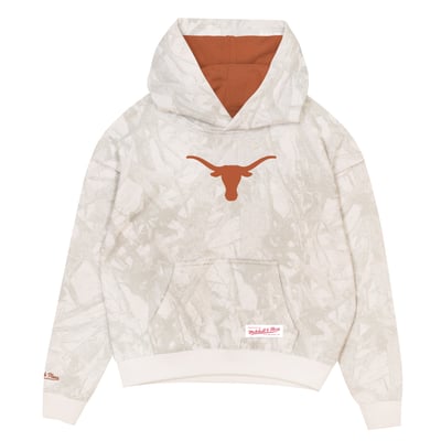  Texas Longhorns Mitchell & Ness Preschool Ghosted Pop Over Hoodie - White