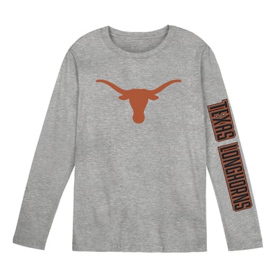 Texas Longhorns Outerstuff Preschool Air Raid Long Sleeve T-Shirt - Gray