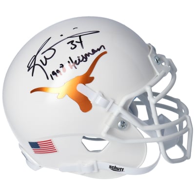 Ricky Williams Texas Longhorns Fanatics Authentic Autographed Schutt Mini Helmet with "1998 Heisman" Inscription