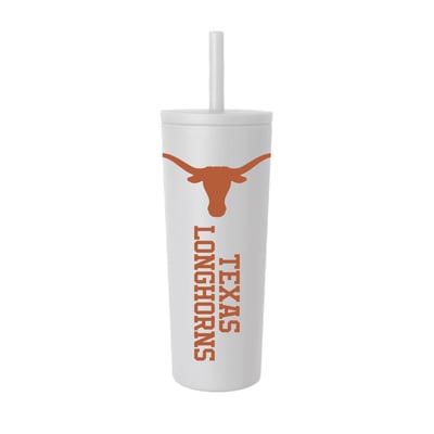 Texas Longhorns 24oz. No Spill Straw Tumbler