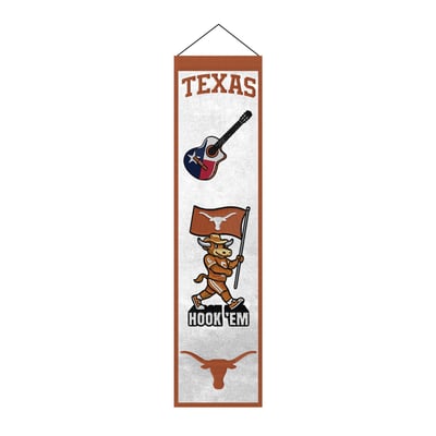 Texas Longhorns 8" x 32" Icons Banner