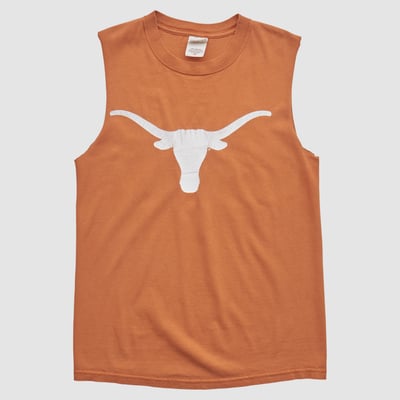 Texas Longhorns Anvil 2000s Tank - Orange - S by Fanatics Real Vintage
