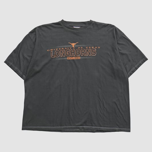 Texas Longhorns CADRE 2000s T-shirt - Black - 2XL by Fanatics Real Vintage