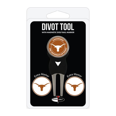 Texas Longhorns Golf Divot Tool Pack with 3 Magnetic Markers