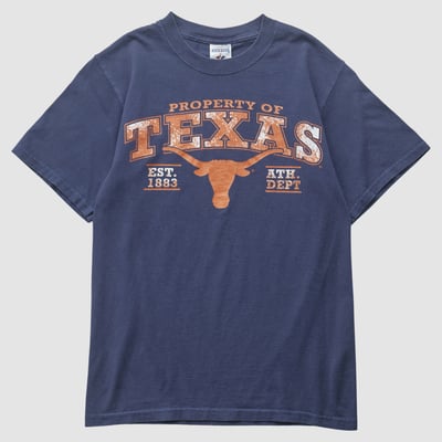 Texas Longhorns Jerzees 2000s T-shirt - Navy - S by Fanatics Real Vintage