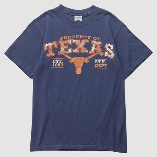 Texas Longhorns Jerzees 2000s T-shirt - Navy - S by Fanatics Real Vintage