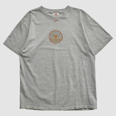 Texas Longhorns Nike 2000s T-shirt - Heather Gray - M by Fanatics Real Vintage