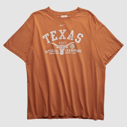 Texas Longhorns Nike 2005 T-shirt - Orange - XL by Fanatics Real Vintage