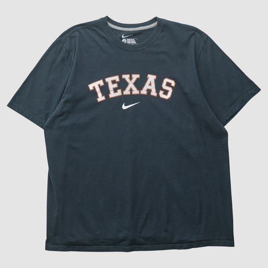 Texas Longhorns Nike 2010s T-shirt - Black - 2XL by Fanatics Real Vintage