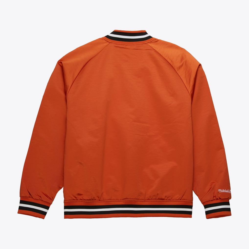 Texas Longhorns Satin Raglan Full-Snap Jacket - Texas Orange