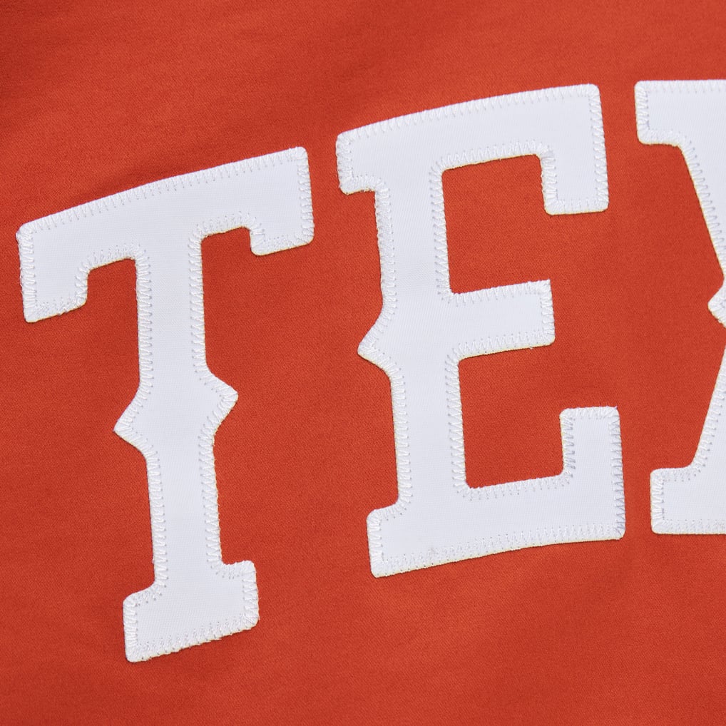 Texas Longhorns Satin Raglan Full-Snap Jacket - Texas Orange