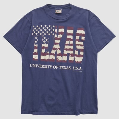 Texas Longhorns Red Oak 2000s T-shirt - Navy - S by Fanatics Real Vintage