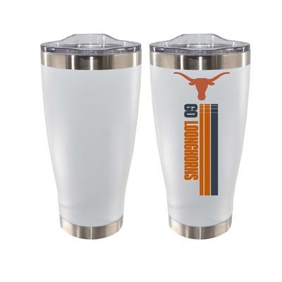 Texas Longhorns The Memory Company 20oz. Let's Go Stainless Steel Tumbler