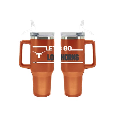 Texas Longhorns The Memory Company 40oz. Stainless Steel Team Color Tumbler with Flip Straw