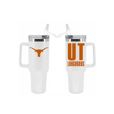 Texas Longhorns The Memory Company 40oz. Stainless Steel Tumbler with Flip Straw