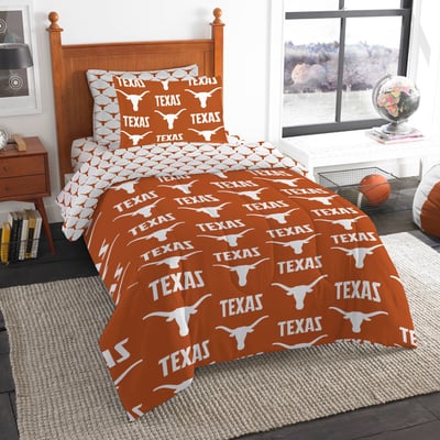 Texas Longhorns The Northwest Group Five-Piece Twin Bed in a Bag Set