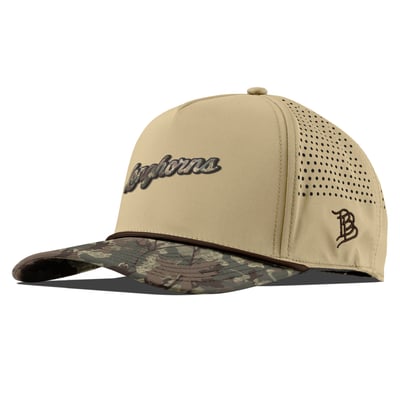 Texas Longhorns Branded Bills Unisex Two-Tone Timber Camo Adjustable Hat - Tan
