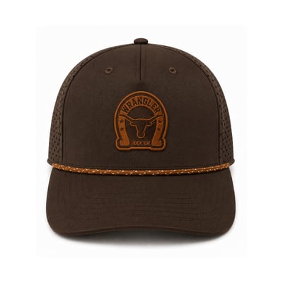 Texas Longhorns Cap X x Wrangler Unisex Perforated Rope Adjustable Hat - Brown