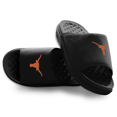 Texas Longhorns ISlide Unisex Primary Motive Slide Sandals - Black