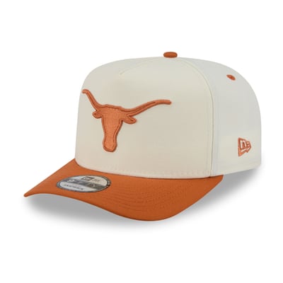 Texas Longhorns New Era Unisex 9FIFTY A-Frame Snapback Hat - White/Texas Orange
