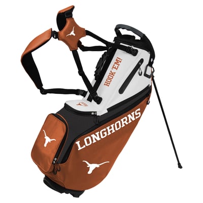 Texas Longhorns WinCraft Back Nine Stand Golf Bag