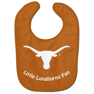 Texas Longhorns WinCraft Little Fan All-Pro Baby Bib