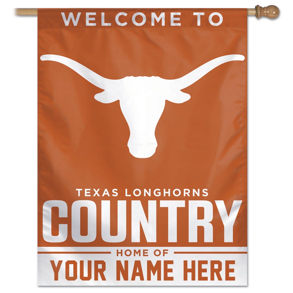 Texas Longhorns WinCraft Personalized 27'' x 37'' Single-Sided Vertical Banner