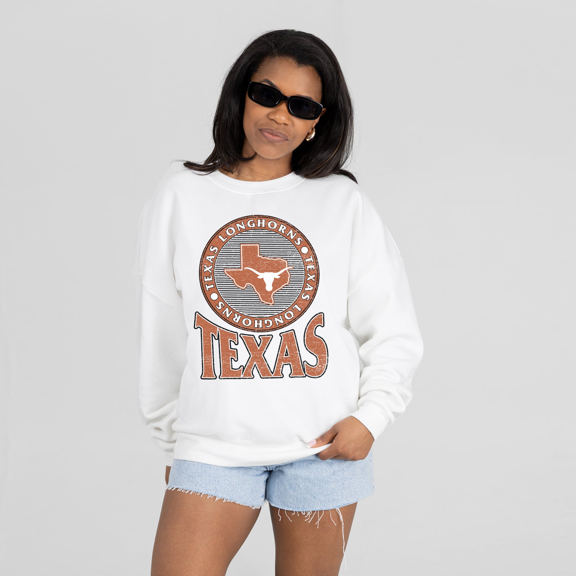 Gameday Couture Women's Endzone Sweatshirt White