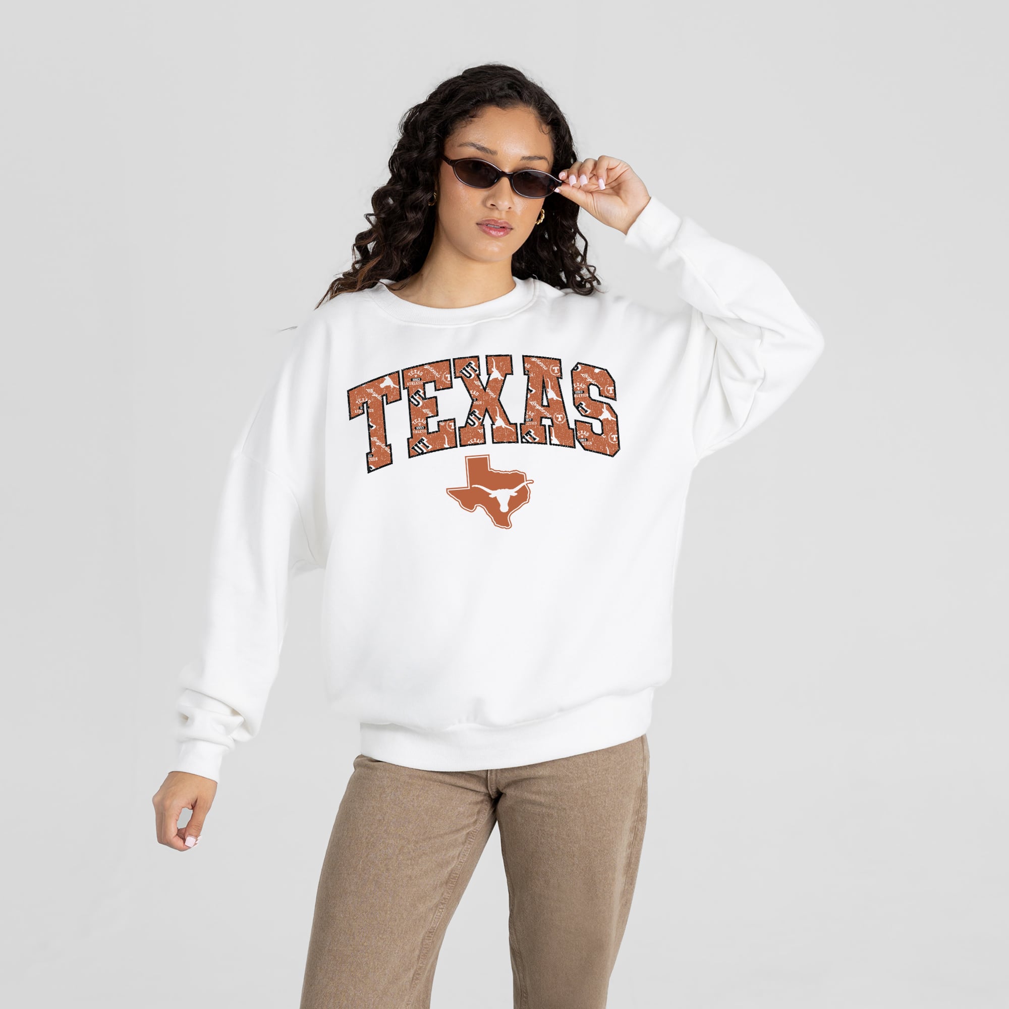 Gameday Couture Women's Sweet Play Sweatshirt White