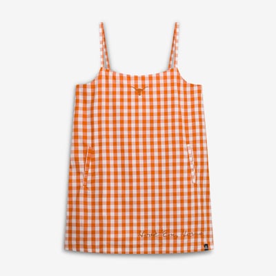 Texas Longhorns Gameday Social Women's Gingham Skort Dress - Texas Orange
