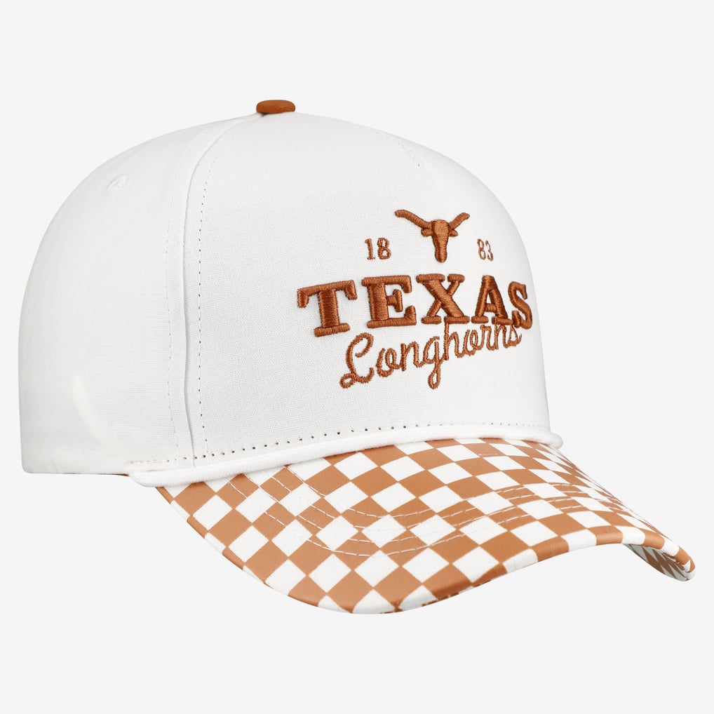 Texas Longhorns Gameday Social Women's Albon Check 5-Panel Rope ...