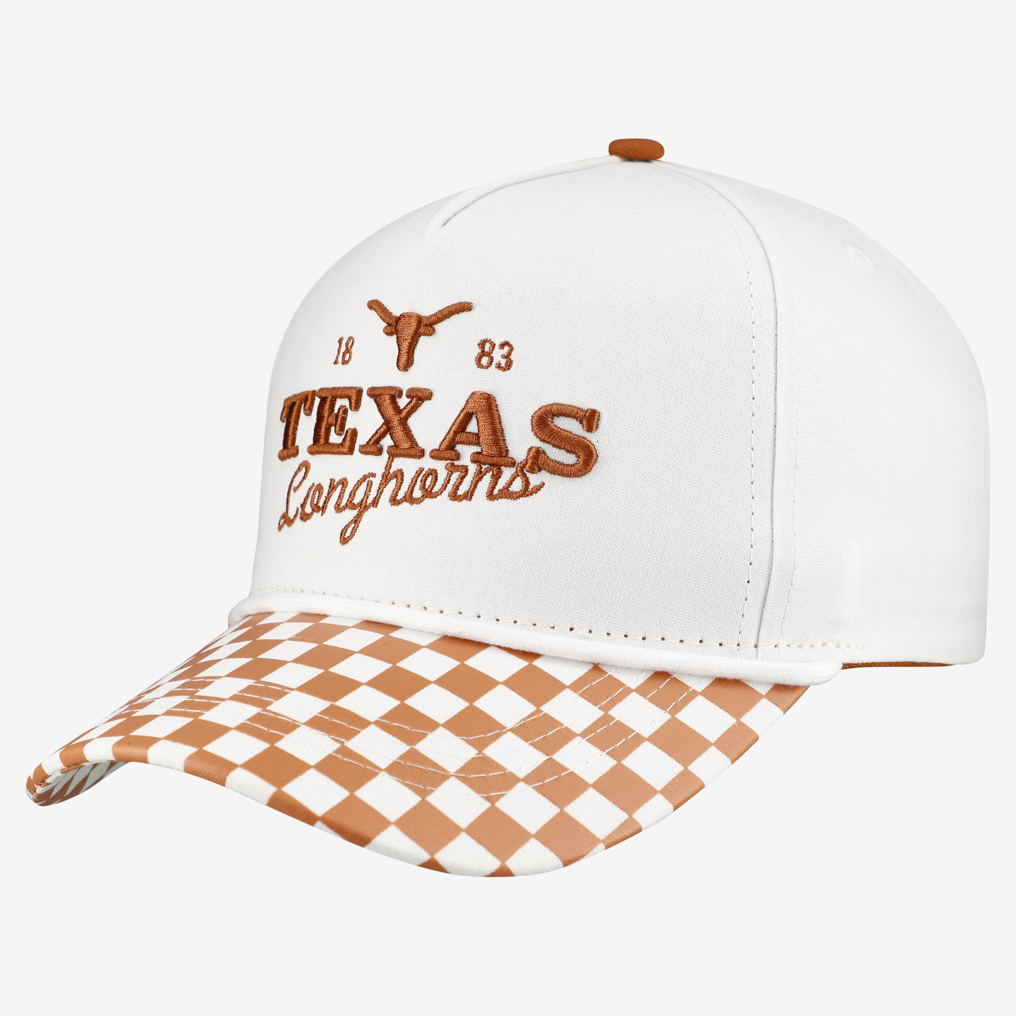 Texas Longhorns Gameday Social Women's Albon Check 5-Panel Rope ...