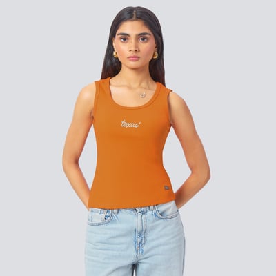 Texas Longhorns Hype and Vice Women's MVP Tank Top - Texas Orange
